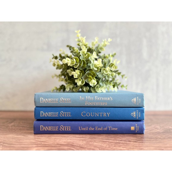 Blue Ombre Gradient Decorative Real Book Set for Home Decor, Styling, STaging - Picture 1 of 8